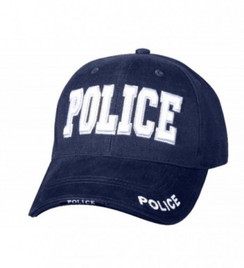 Police - Law Enforcement- Baseball Cap Hat- 3D Embroidery- 100% Cotton - C412N2KZQVM