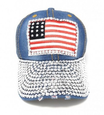 USA Studded Baseball Adjustable American