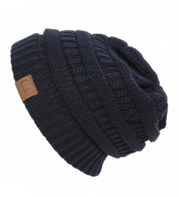 Thick Knit Oversized Beanie Cap in Women's Skullies & Beanies